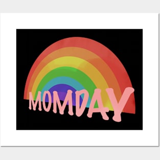 MomDay&Rainbow Posters and Art